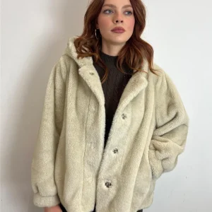 Pelliccia Cappuccio Bomber - Haveone cod. KDY_P034