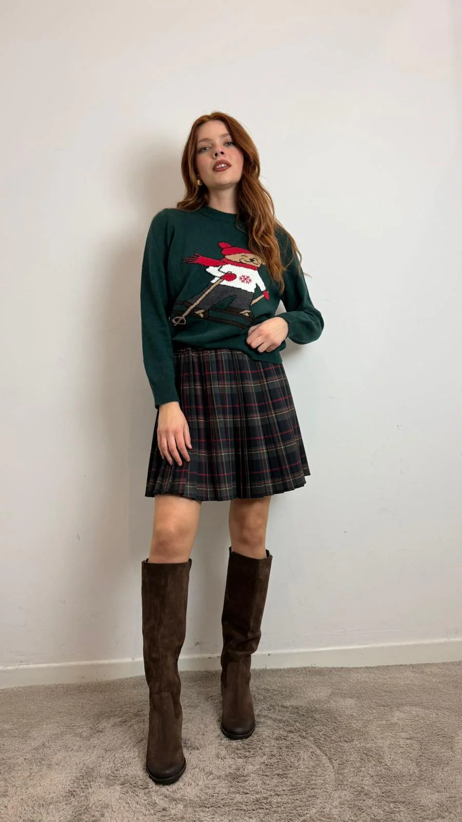 Gonna Mini Plissè Fantasia Tartan - Vicolo cod. TF2143 - immagine 2