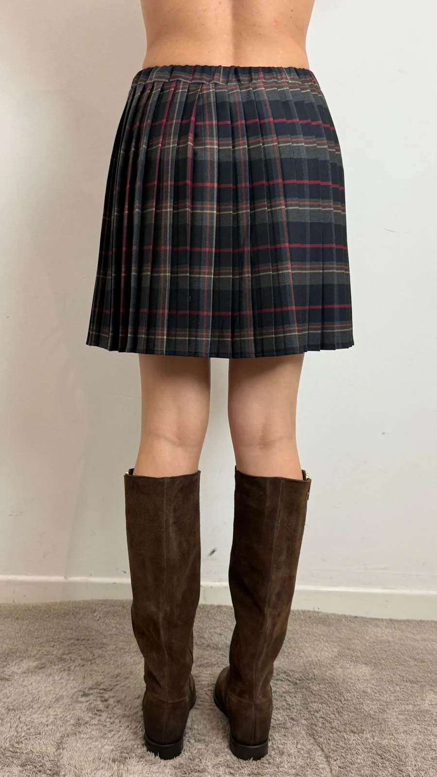 Gonna Mini Plissè Fantasia Tartan - Vicolo cod. TF2143 - immagine 4