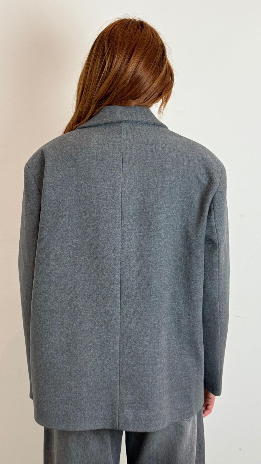 Giacca Cappotto Over Doppiopetto Bottoni Tono Su Tono - Vicolo cod. TF2162 - immagine 4