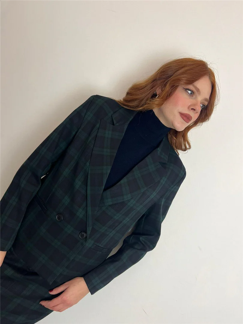 Giacca Doppiopetto Check - Souvenir cod. S38M1427 - immagine 3