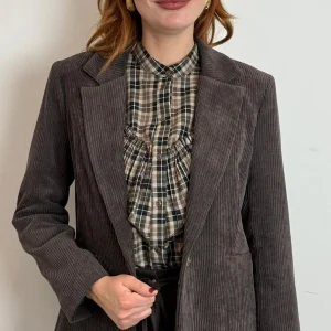 Giacca Bottone Velluto - Haveone cod. JVI_P086