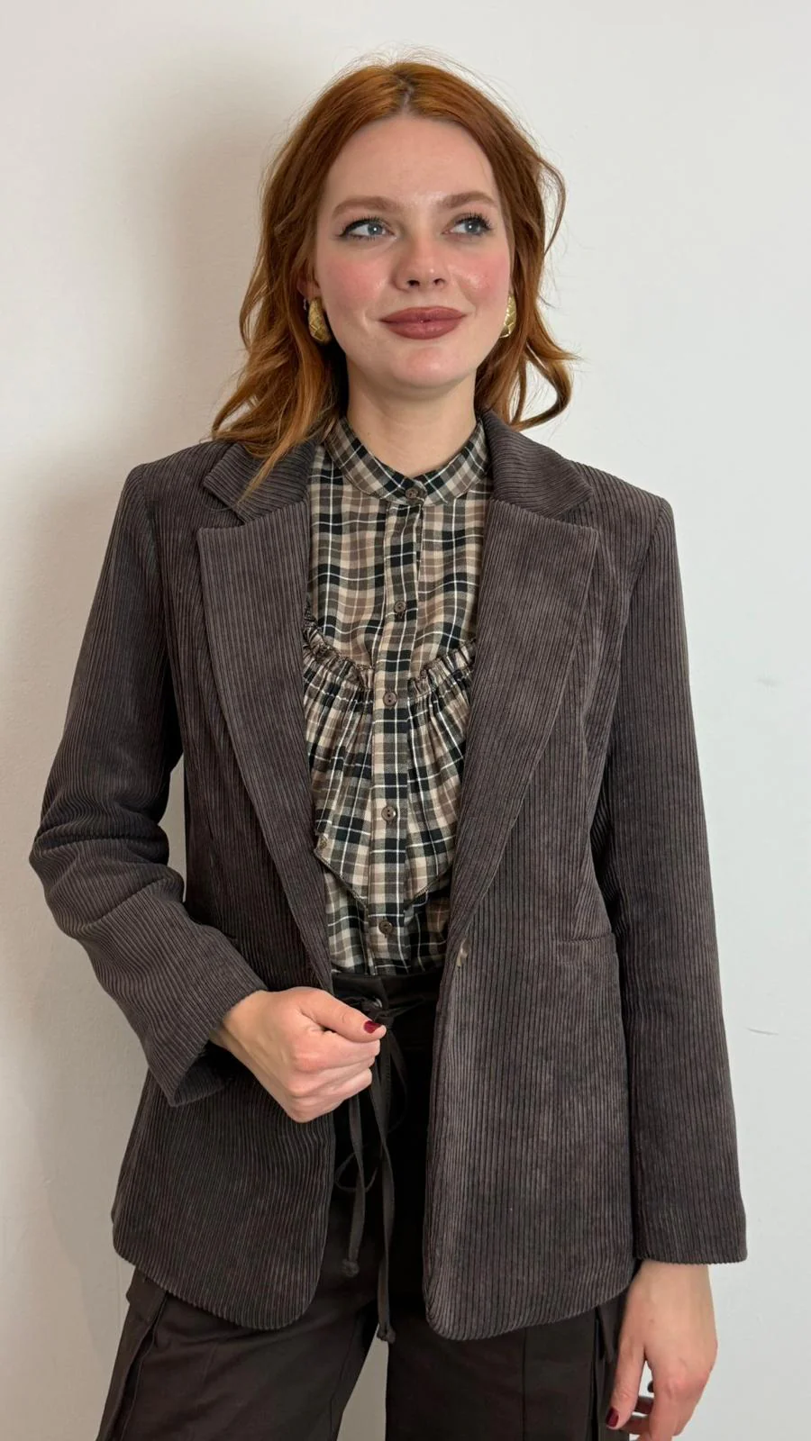 Giacca Bottone Velluto - Haveone cod. JVI_P086 - immagine 2