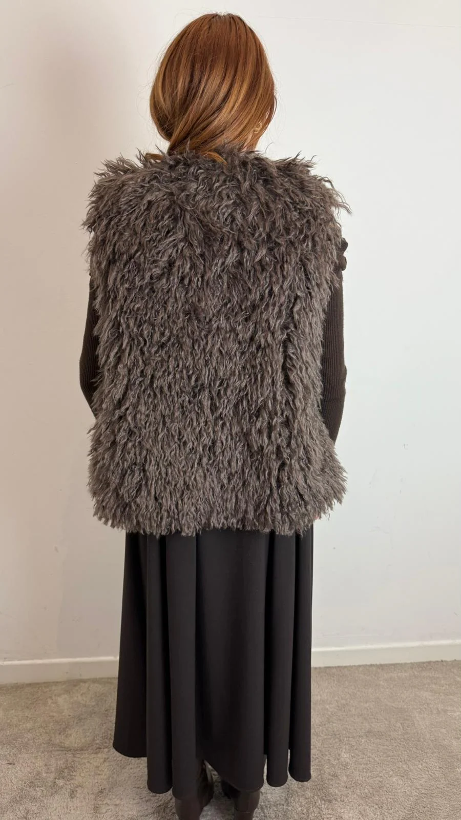 Ecopelliccia Smanicata Effetto Mongolia - Philia Loft cod. A01N0278 - immagine 3