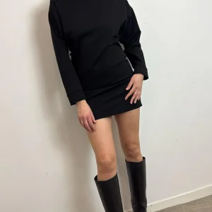 Abito Mini Scollo A Incrocio Sul Retro Punto Milano - Vicolo cod. TF0903