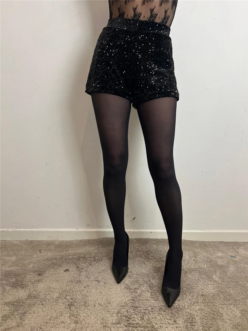 Coulotte In Ciniglia Con Paillettes - Haveone cod. PJK_P318