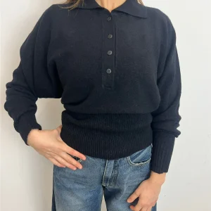 Kimono Scollo Polo In Maglia - Haveone cod. KMP_P136