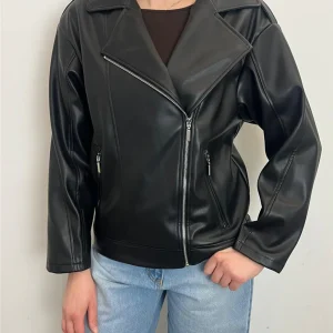 Giubbino Chiodo In Ecopelle - Haveone cod. KFS_Q013