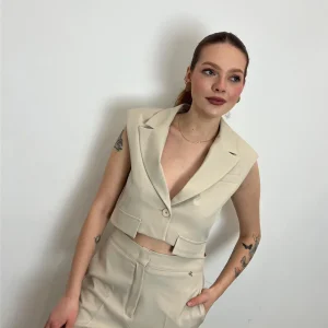 Gilet Crop Con Spallina Phila Loft - Philia Loft cod. M02N0010