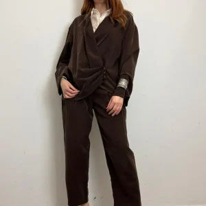 Pantalone Dritto Con Pinces - Souvenir cod. S39M0973