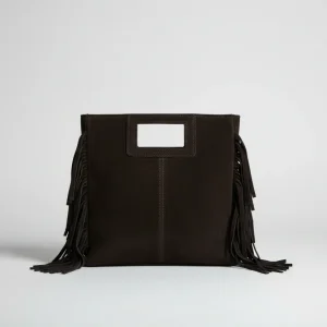 Borsa A Mano Con Tracolla E Frange Laterali, Lung. Cm 23 H. Cm 26 - Divisione Chickster's cod. M3597