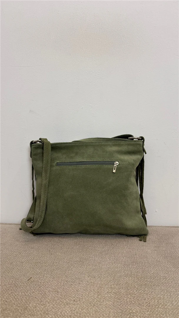 Borsa A Tracolla Rettangolare Con Frange Frontali Lung. Cm 31 H. Cm 30 - Divisione Chickster's cod. M3596 - immagine 4