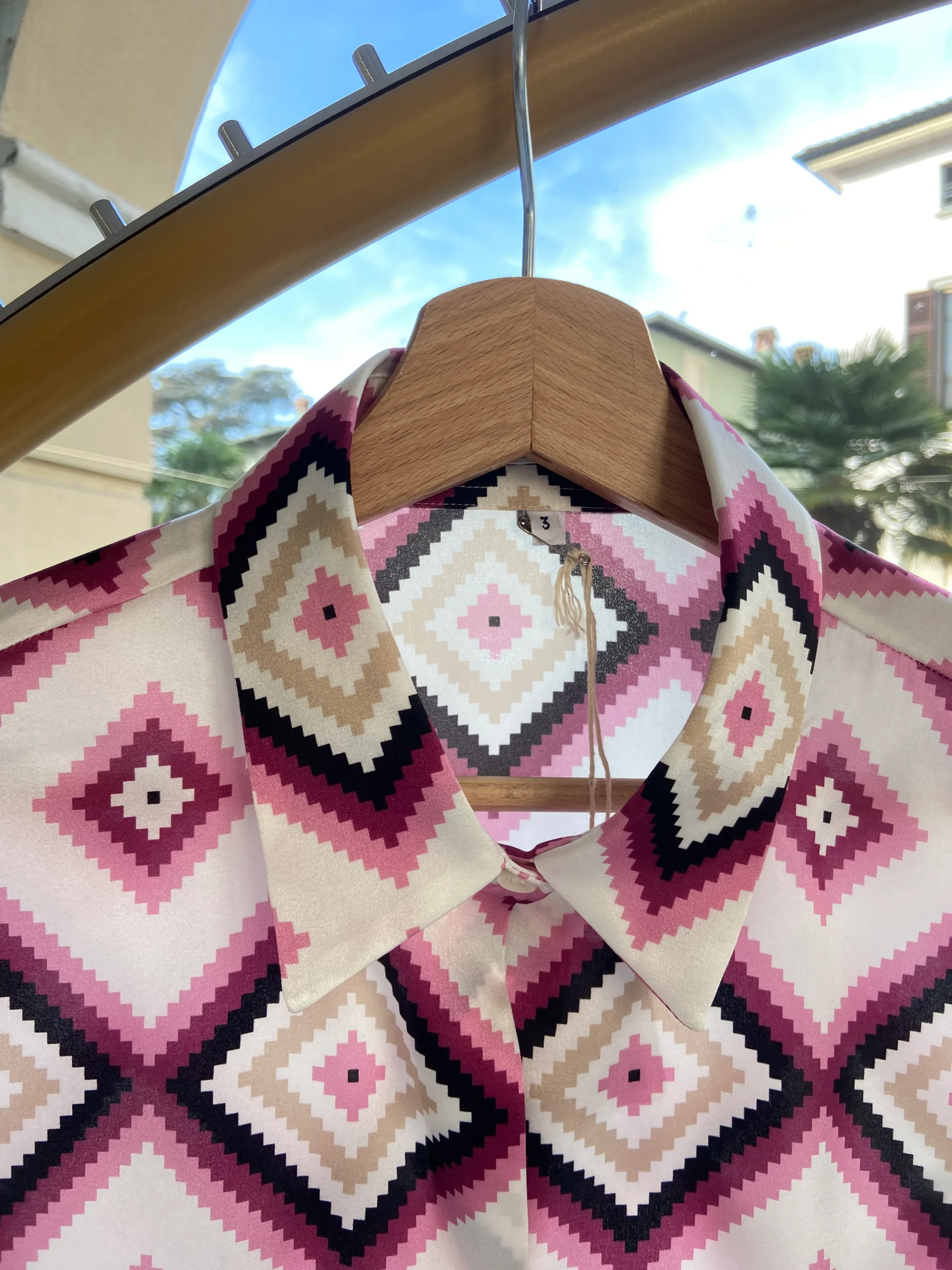 DANIEL & MAYER - CAMICIA ROMBI - ROSA - immagine 7