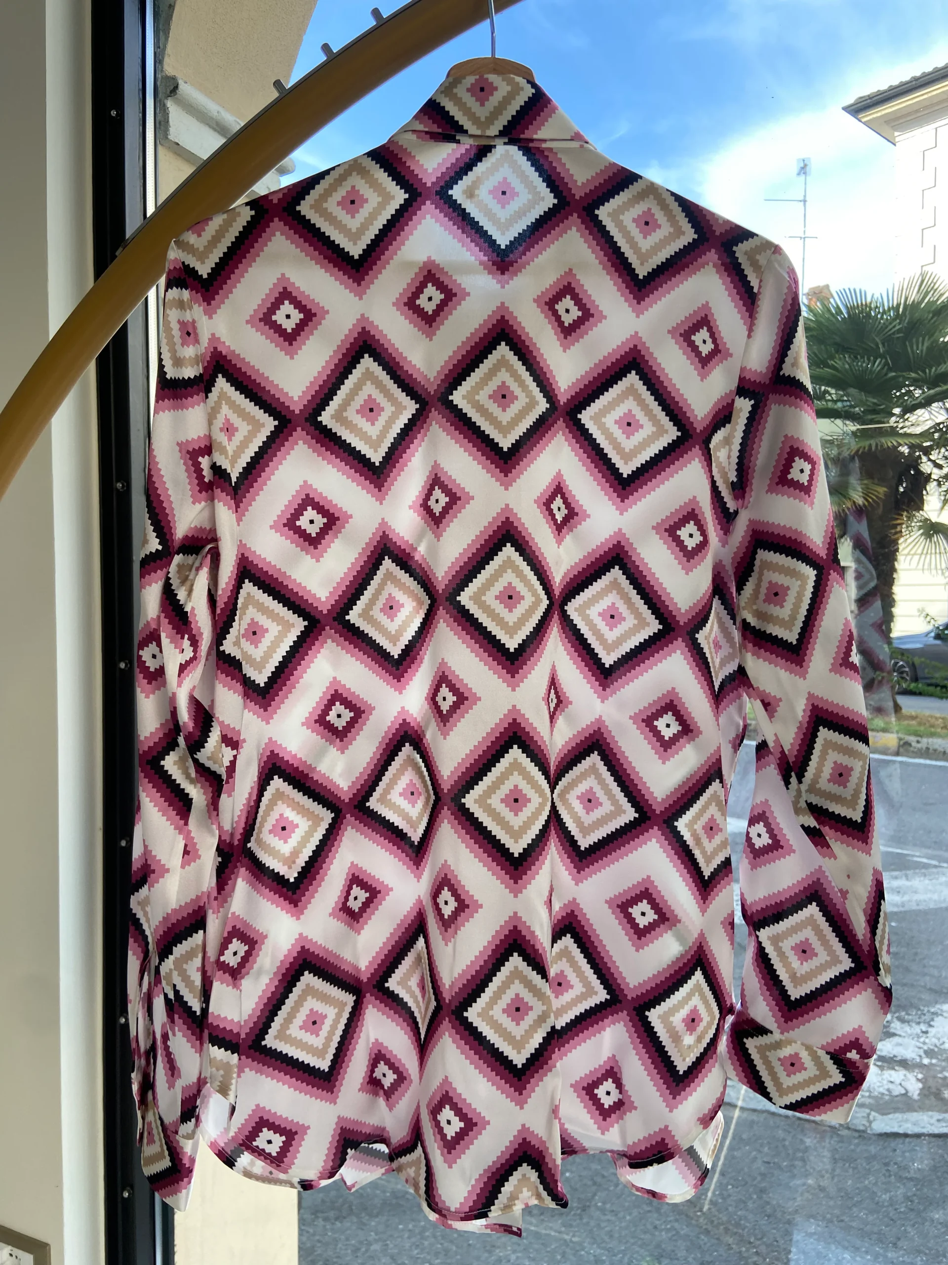 DANIEL & MAYER - CAMICIA ROMBI - ROSA - immagine 8