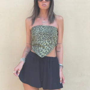Top LEOPARD GREEN