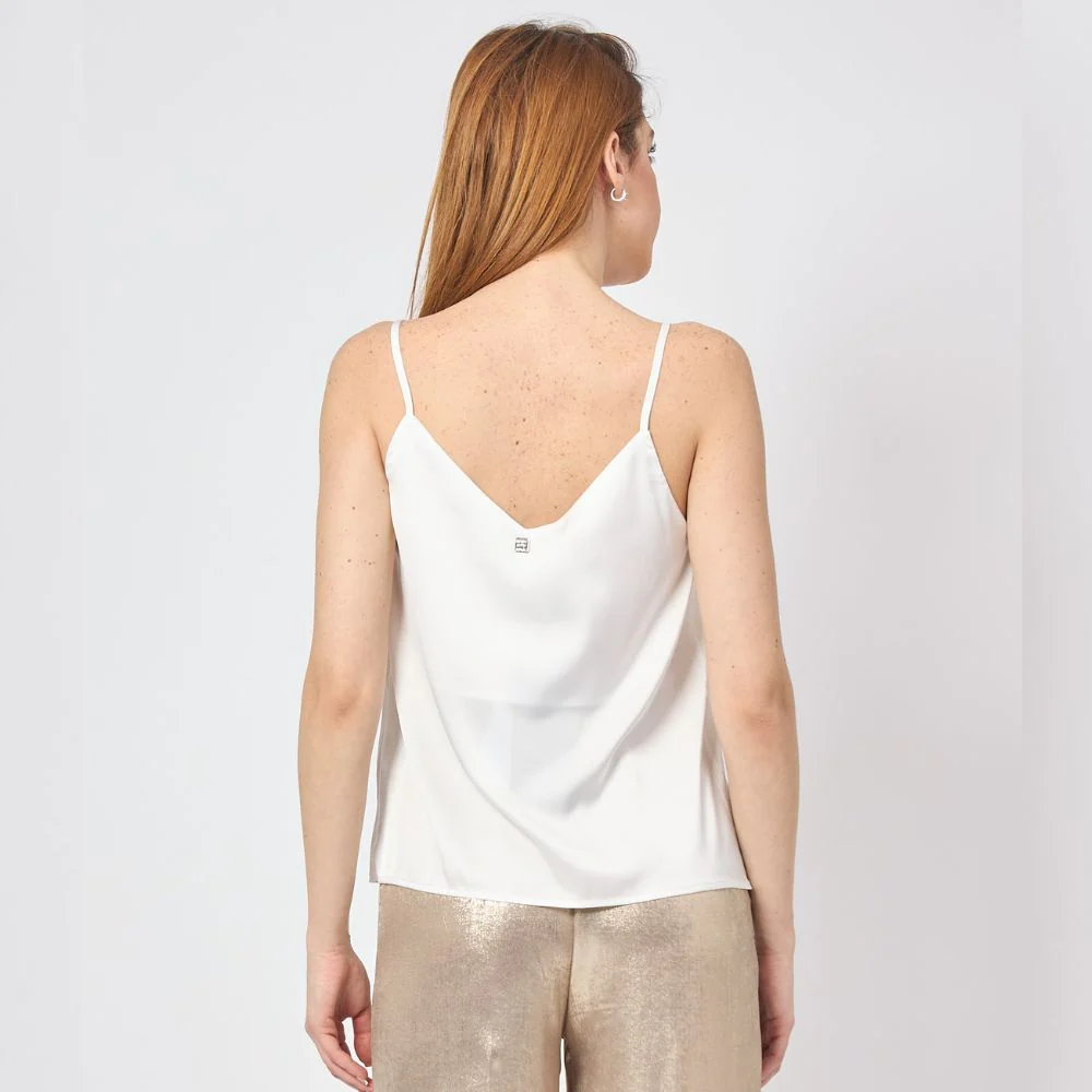 Markup top in raso da donna MW861301 - immagine 3