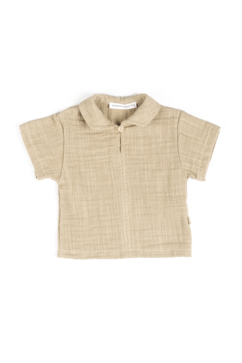 Shirt con colletto lino Bamboom - immagine 4