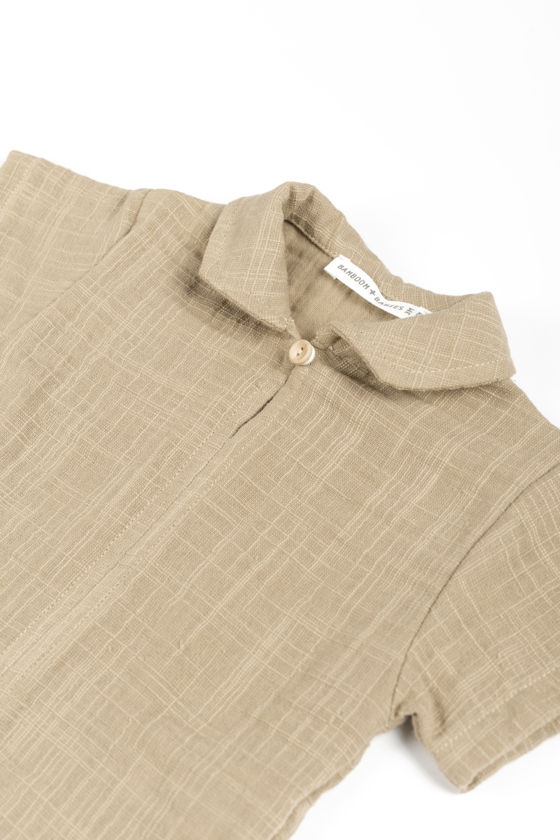 Shirt con colletto lino Bamboom - immagine 3
