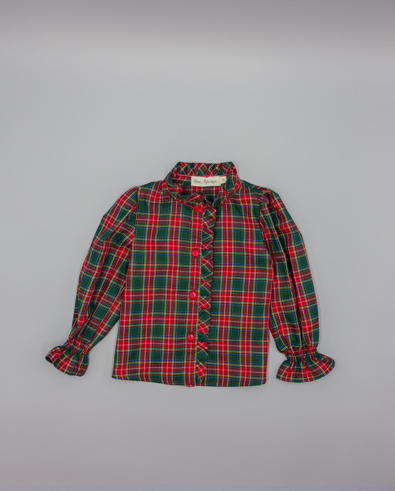 Camicia scozzese bimba Fina Ejerique - immagine 3