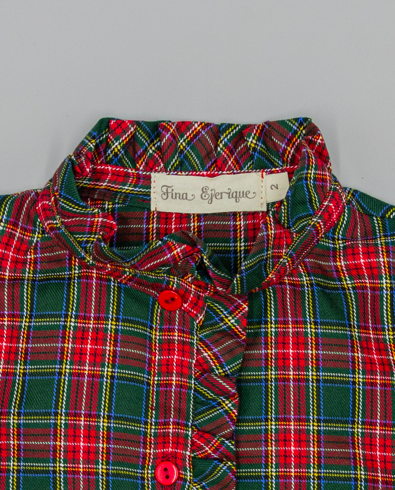 Camicia scozzese bimba Fina Ejerique - immagine 6