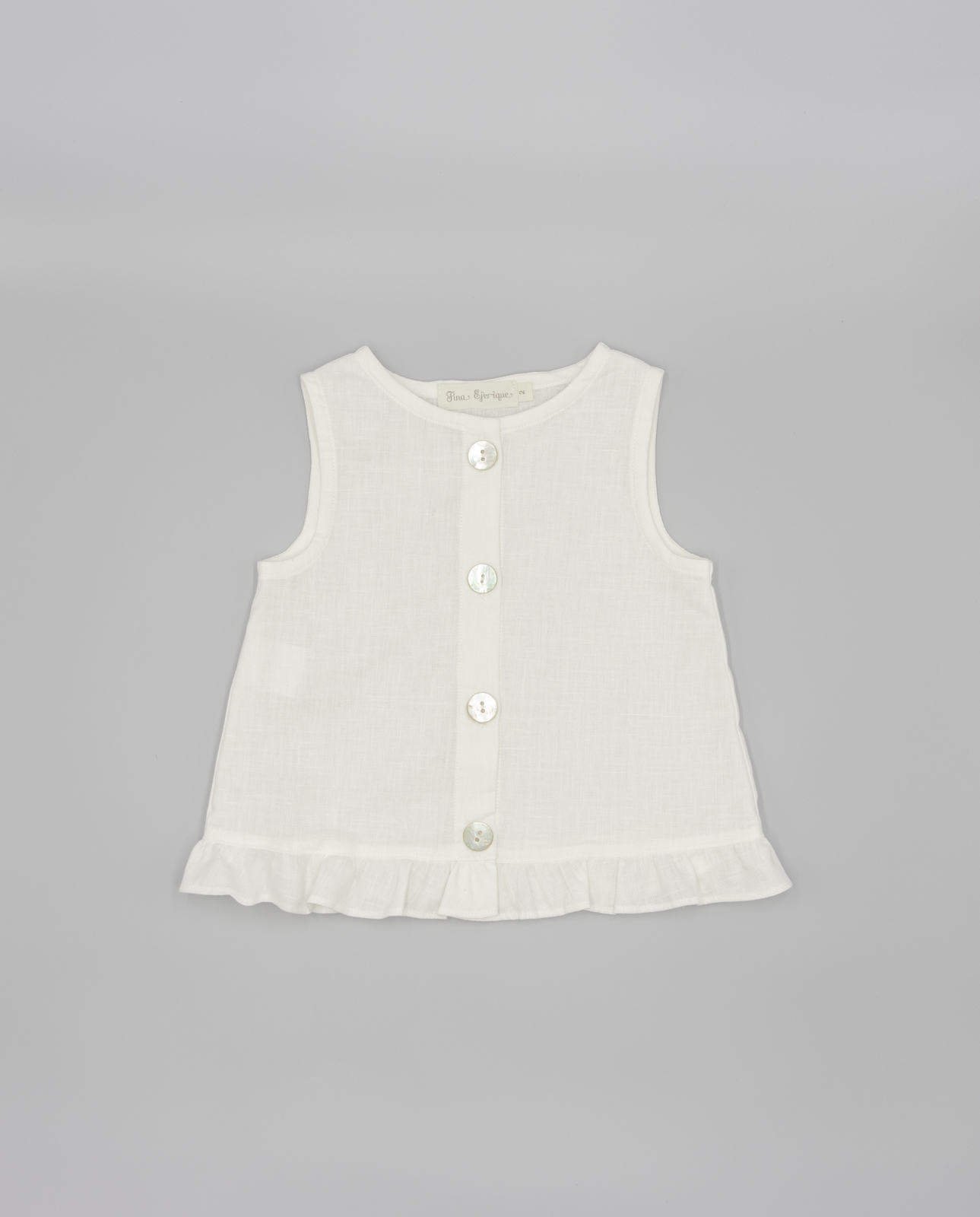 Blusa Canotta in lino Fina Ejerique - immagine 3