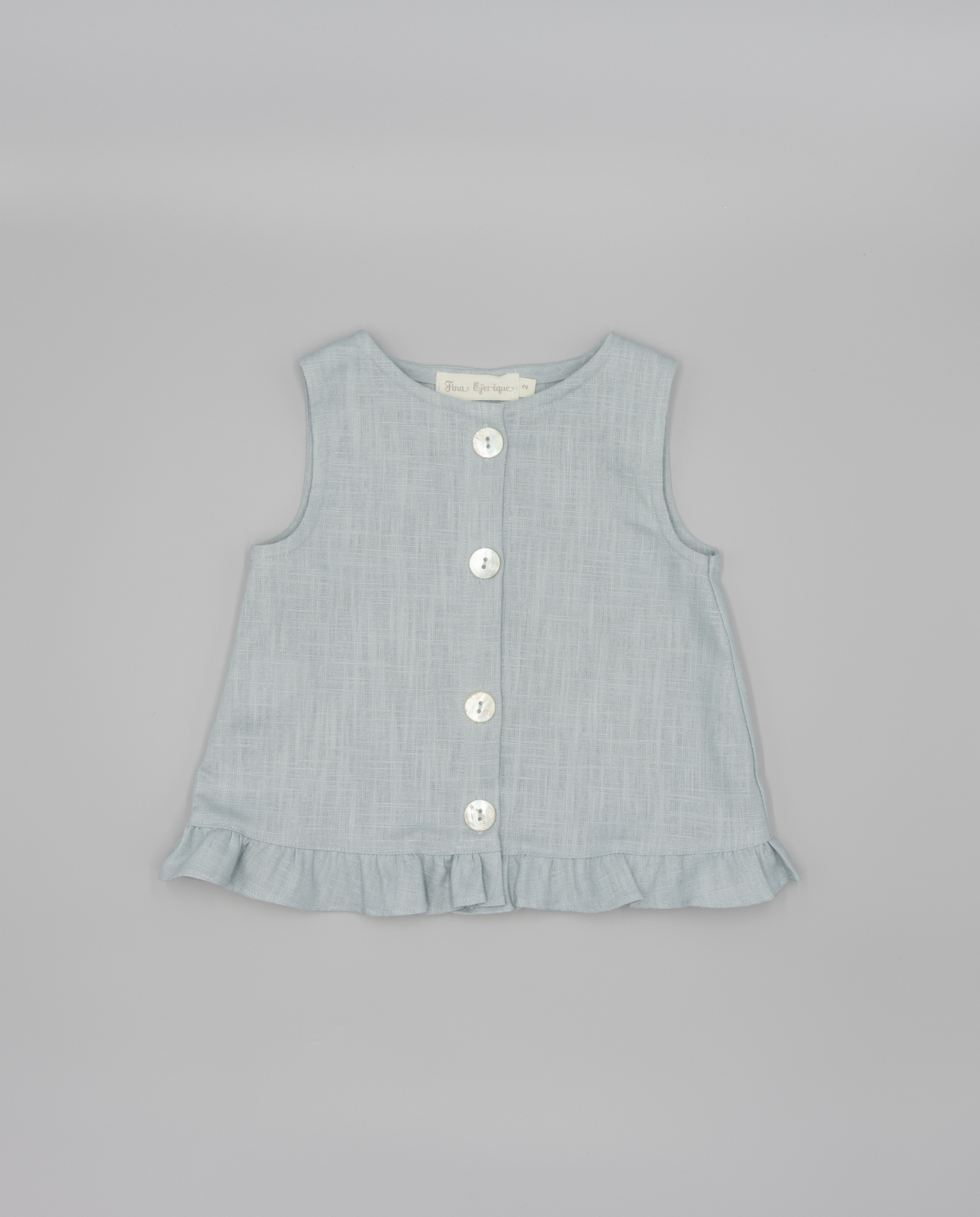 Blusa Canotta in lino Fina Ejerique - immagine 2