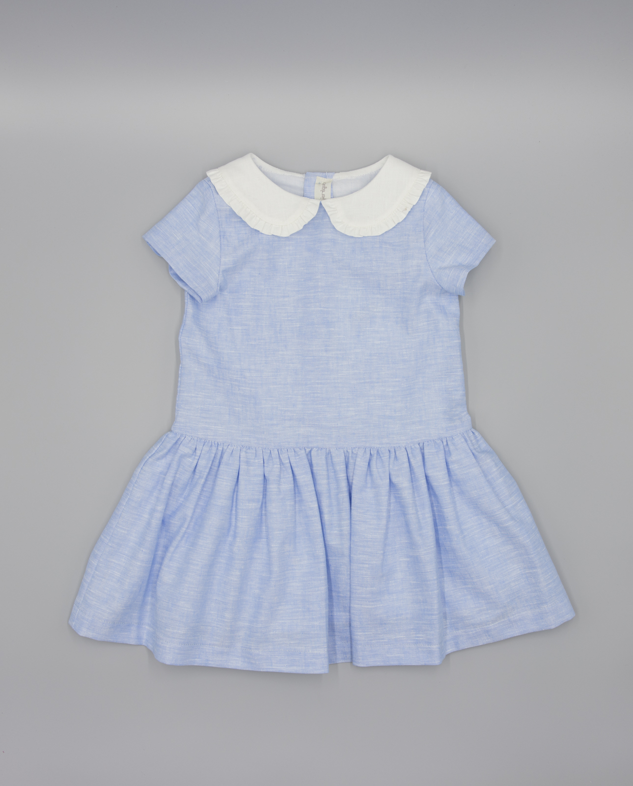 Abito lino azzurro Fina Ejerique