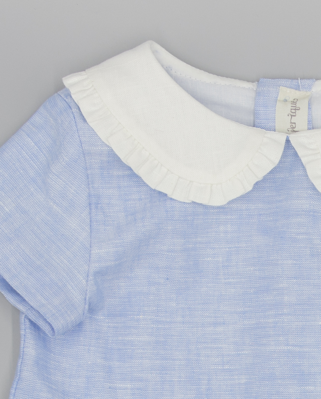 Abito lino azzurro Fina Ejerique - immagine 6