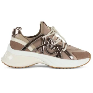 Pinko sneakers donna in pelle e tessuto SS0023T040