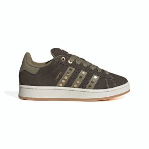 Adidas Campus 00s – Shadow Olive/Orbit Green/Gold Metallic