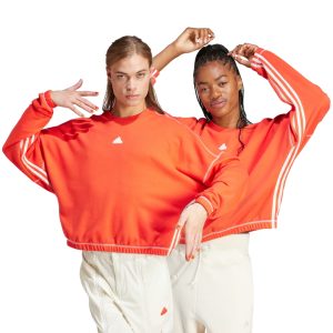 Adidas Felpa Da Ballo – Bright Red/Off White