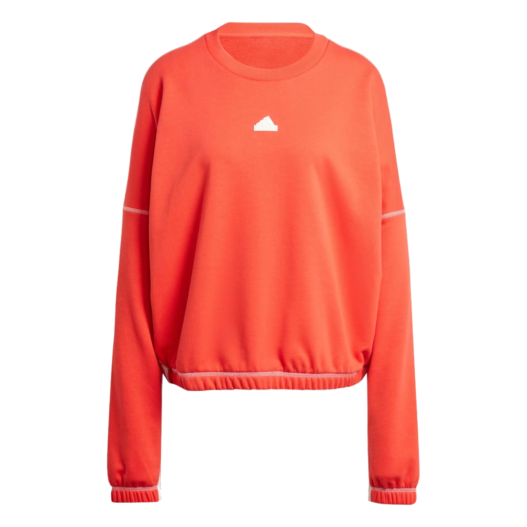 Adidas Felpa Da Ballo – Bright Red/Off White - immagine 5