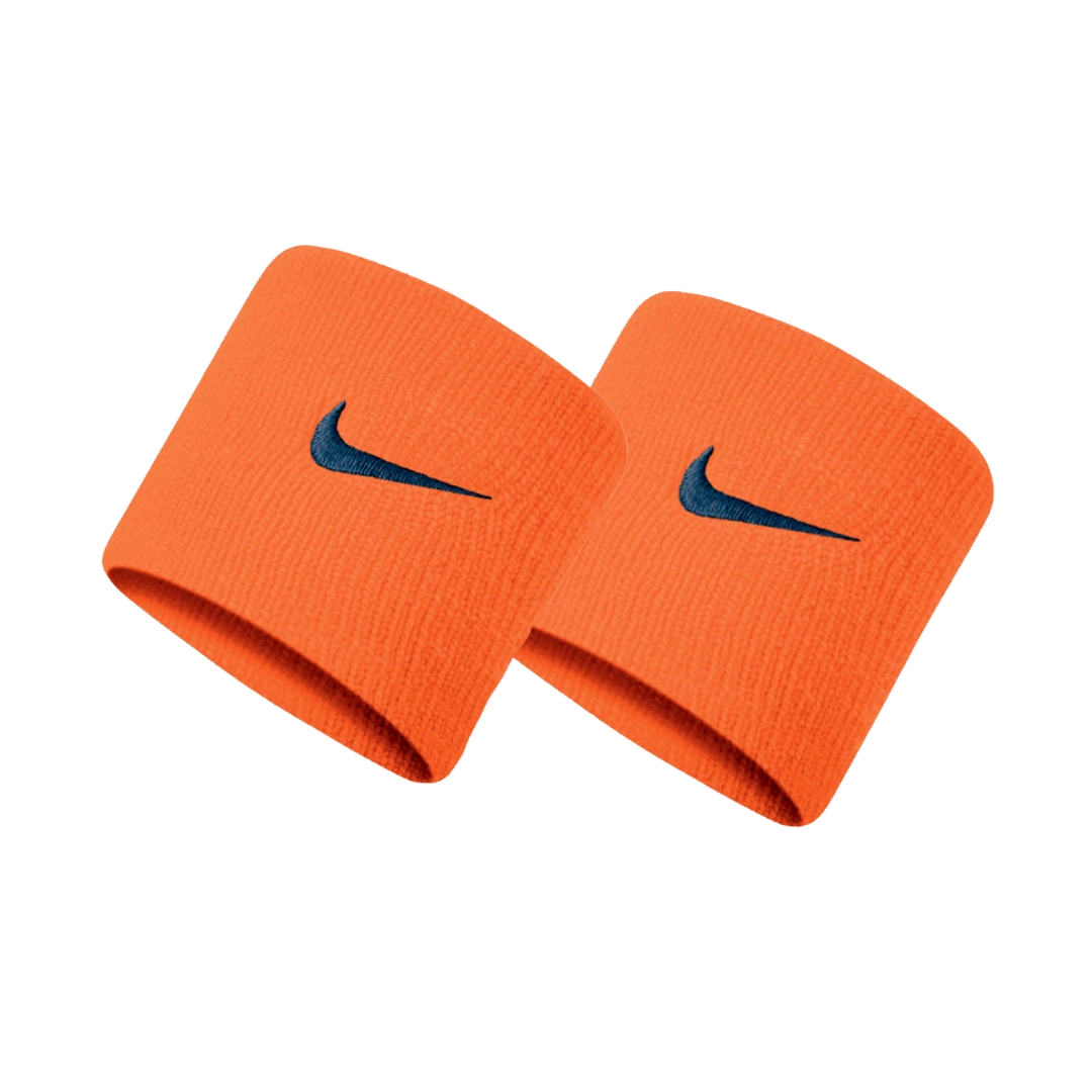 Nike Swoosh Wristbands – Orange/College Navy