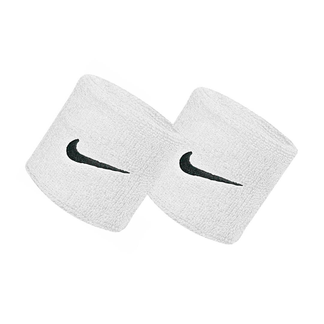 Nike Swoosh Wristbands – White/Black - immagine 2