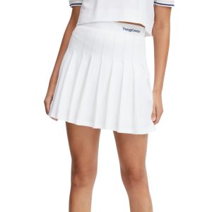 TheJoggConcept JCSAFIO Gonna Plisettata – White/Blue