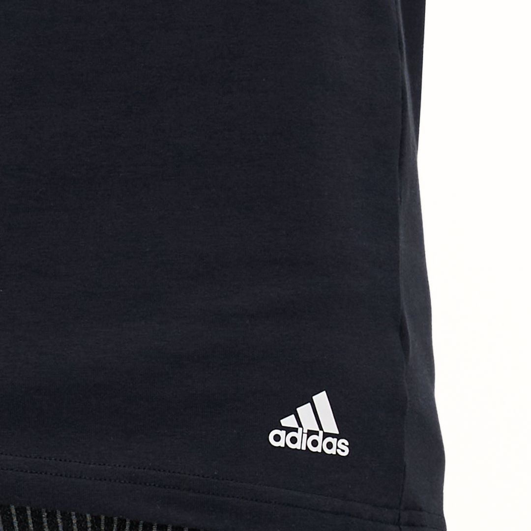 Adidas Canotta Comfort Flex Rib (2 Pack) – Black - immagine 6