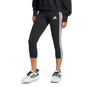 Adidas Leggings 3/4 Essentials 3-Stripes – Black