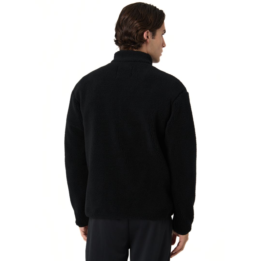 Fila VALGRANA Giacca Teddy In Pile – Black - immagine 3