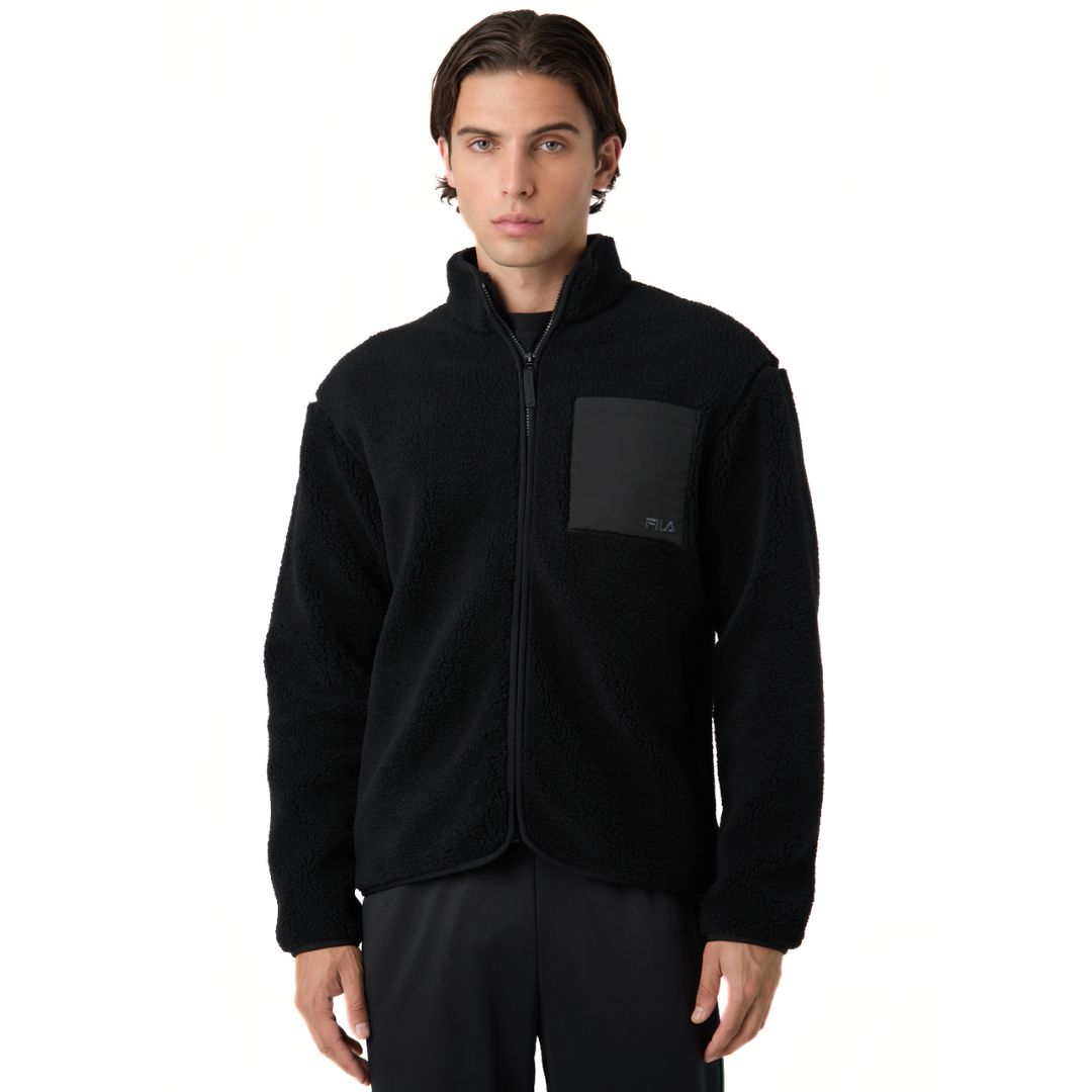 Fila VALGRANA Giacca Teddy In Pile – Black - immagine 2