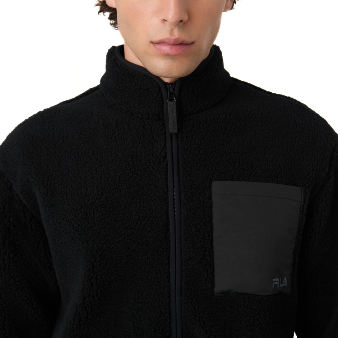 Fila VALGRANA Giacca Teddy In Pile – Black - immagine 4