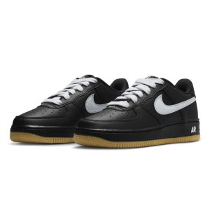 Nike Air Force 1 LV8 3 (GS) – Black/White/Gum Light Brown