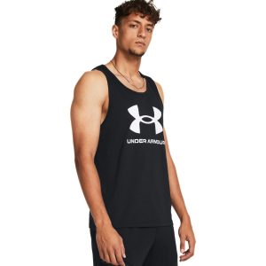 Under Armour Canotta Logo – Black/White