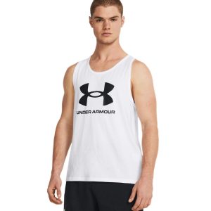 Under Armour Canotta Logo – White/Black