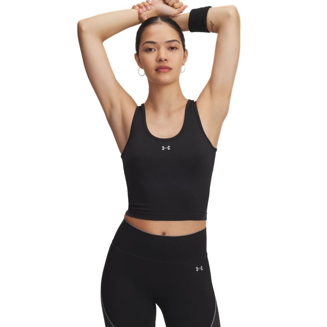 Under Armour Canotta Vanish Seamless – Black/Steel - immagine 2