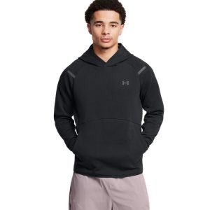 Under Armour Felpa Con Cappuccio Unstoppable Fleece – Black