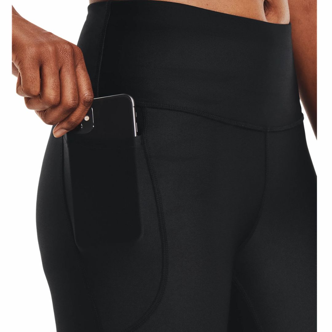 Under Armour Leggings Capri HeatGear® – Black/White - immagine 4