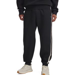 Under Armour Pantaloni Icon Heavyweight Rib – Black/White