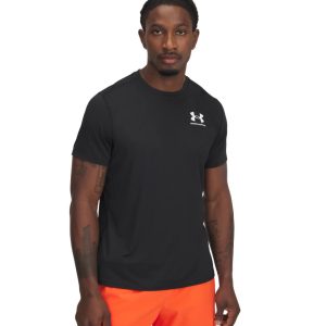 Under Armour T-Shirt HeatGear® Fitted – Black/White