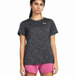 Under Armour T-Shirt Tech™ Twist – Black/White