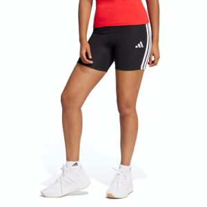Adidas Biker Shorts Essentials 3-Stripes – Black/White
